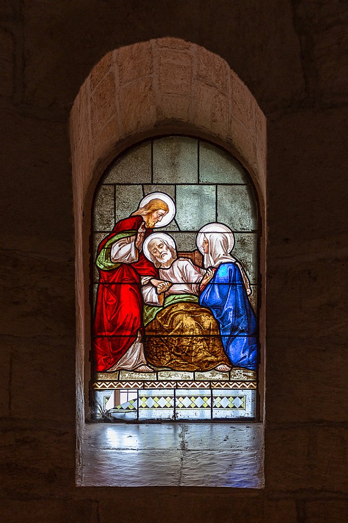 18 - VETRATA DELL'AGONIA DI GIUSEPPE SOTTERRANEI CHIESA S. GIUSEPPE.jpg